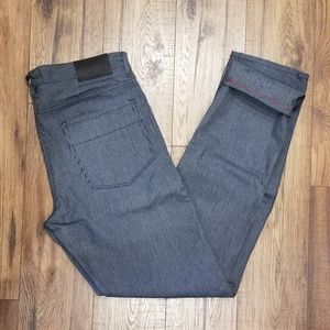 Raleigh Denim Ticking Stripe Denim